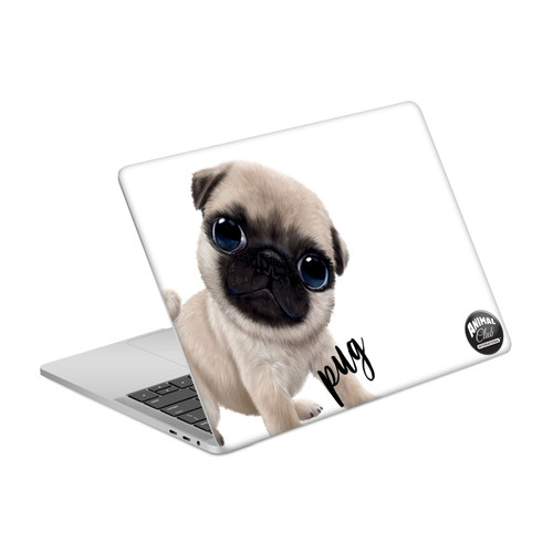 Animal Club International Faces Pug Vinyl Sticker Skin Decal Cover for Apple MacBook Pro 13.3" A1708