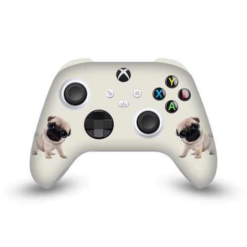Animal Club International Faces Pug Vinyl Sticker Skin Decal Cover for Microsoft Xbox Series X / Series S Controller