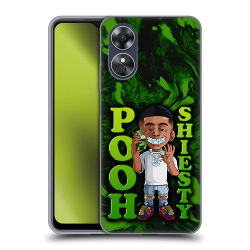 Pooh Shiesty Graphics Green Soft Gel Case for OPPO A17