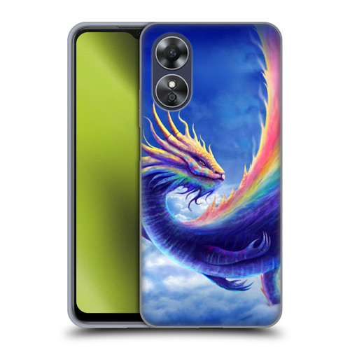 Anthony Christou Art Rainbow Dragon Soft Gel Case for OPPO A17