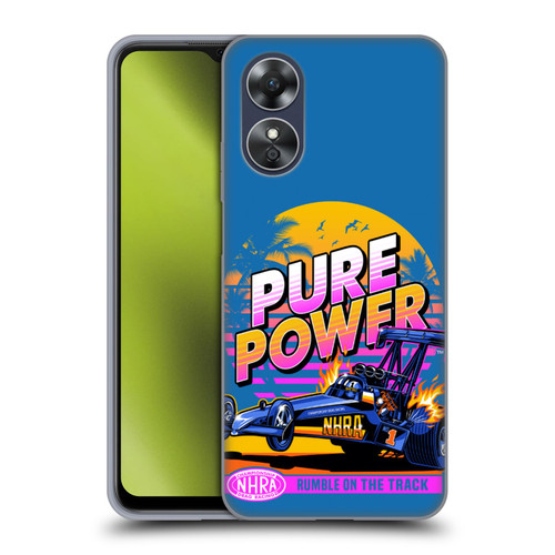 National Hot Rod Association Graphics Pure Power Soft Gel Case for OPPO A17