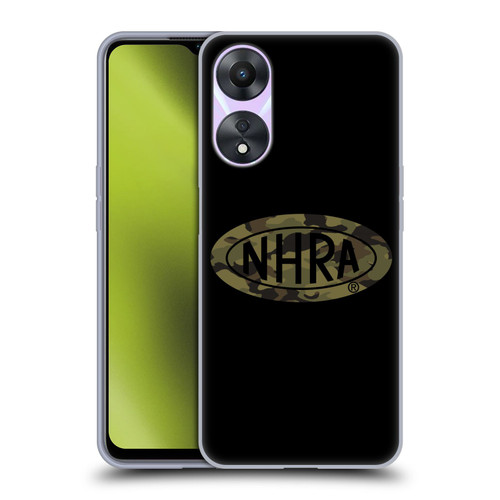 National Hot Rod Association Graphics Camouflage Logo Soft Gel Case for OPPO A78 5G