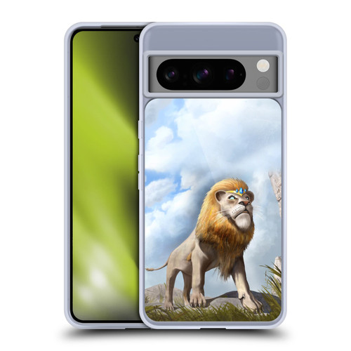 Anthony Christou Fantasy Art King Of Lions Soft Gel Case for Google Pixel 8 Pro