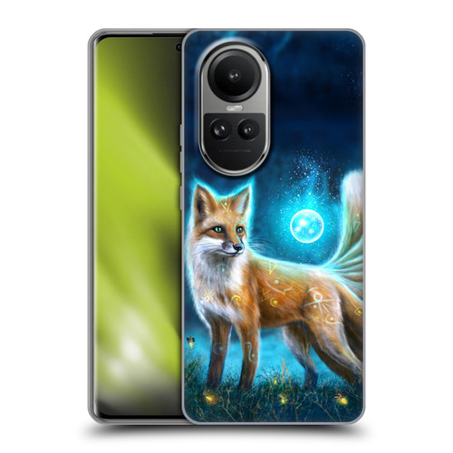 Anthony Christou Fantasy Art Magic Fox In Moonlight Soft Gel Case for OPPO Reno10 5G / Reno10 Pro 5G