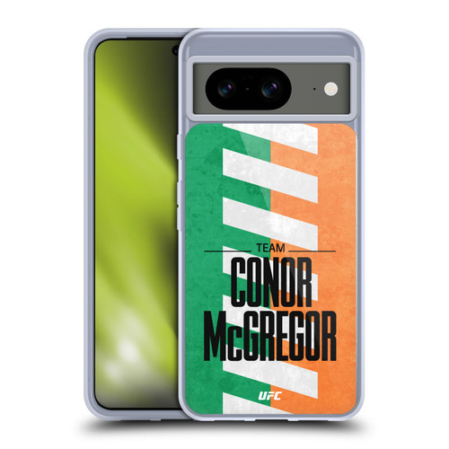 UFC Fighter Team Conor McGregor Flag Soft Gel Case for Google Pixel 8