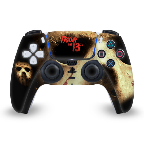 Friday the 13th 2009 Graphics Jason Voorhees Poster Vinyl Sticker Skin Decal Cover for Sony PS5 Sony DualSense Controller