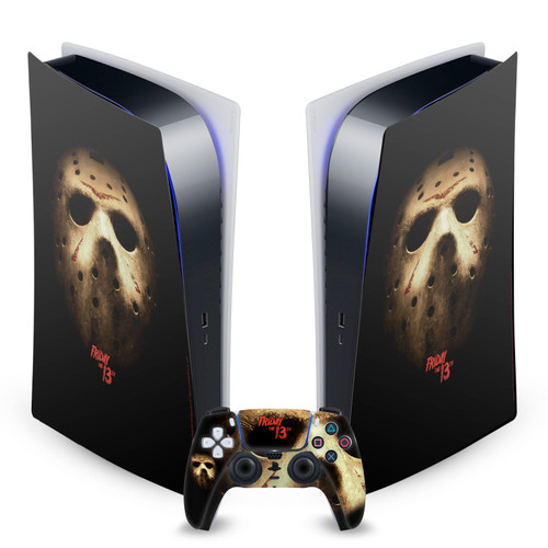 Friday the 13th 2009 Graphics Jason Voorhees Poster Vinyl Sticker Skin Decal Cover for Sony PS5 Digital Edition Bundle