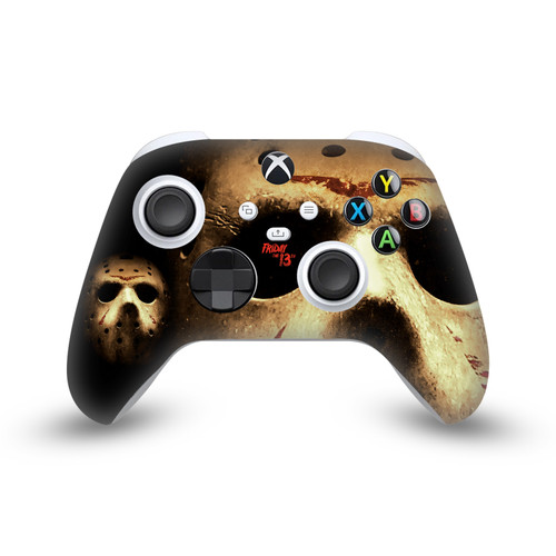 Friday the 13th 2009 Graphics Jason Voorhees Poster Vinyl Sticker Skin Decal Cover for Microsoft Xbox Series X / Series S Controller