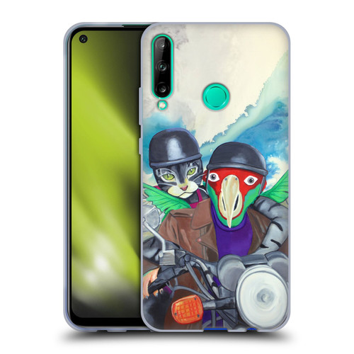 Jody Wright Animals Bikers Different Strokes Soft Gel Case for Huawei P40 lite E