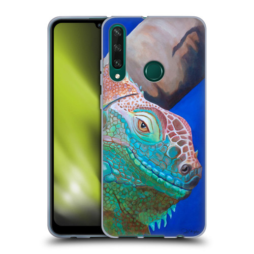 Jody Wright Animals Iguana Attitude Soft Gel Case for Huawei Y6p