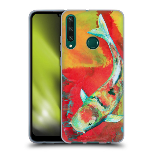 Jody Wright Animals Koi Fish Soft Gel Case for Huawei Y6p