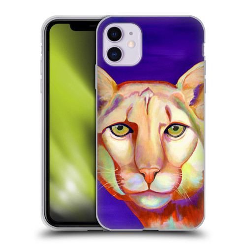 Jody Wright Animals Panther Soft Gel Case for Apple iPhone 11