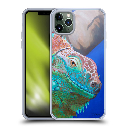 Jody Wright Animals Iguana Attitude Soft Gel Case for Apple iPhone 11 Pro Max
