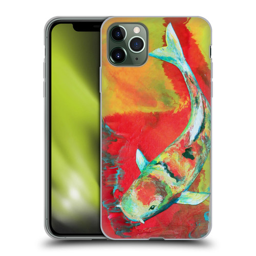 Jody Wright Animals Koi Fish Soft Gel Case for Apple iPhone 11 Pro Max