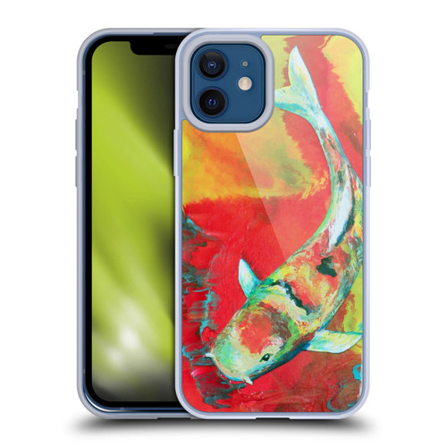 Jody Wright Animals Koi Fish Soft Gel Case for Apple iPhone 12 / iPhone 12 Pro