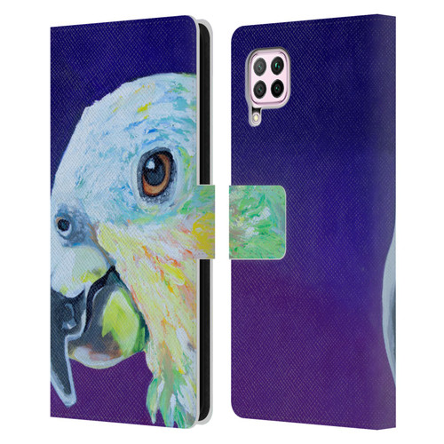 Jody Wright Animals Here's Looking At You Leather Book Wallet Case Cover For Huawei Nova 6 SE / P40 Lite