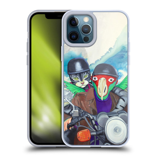 Jody Wright Animals Bikers Different Strokes Soft Gel Case for Apple iPhone 12 Pro Max