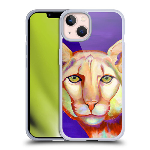 Jody Wright Animals Panther Soft Gel Case for Apple iPhone 13