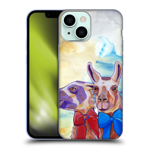 Jody Wright Animals Lovely Llamas Soft Gel Case for Apple iPhone 13 Mini
