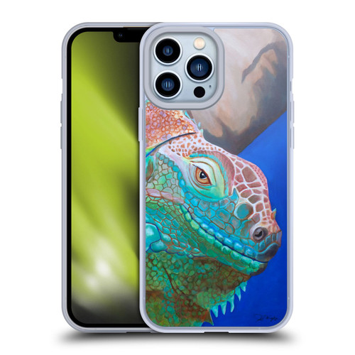 Jody Wright Animals Iguana Attitude Soft Gel Case for Apple iPhone 13 Pro Max