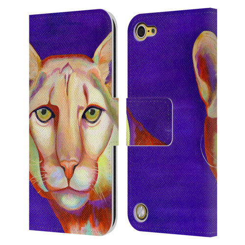 Jody Wright Animals Panther Leather Book Wallet Case Cover For Apple iPod Touch 5G 5th Gen