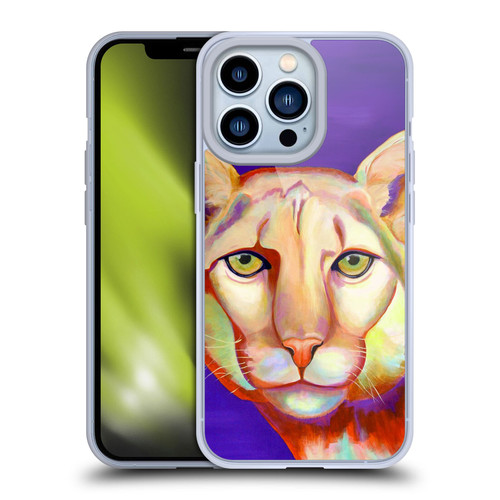 Jody Wright Animals Panther Soft Gel Case for Apple iPhone 13 Pro