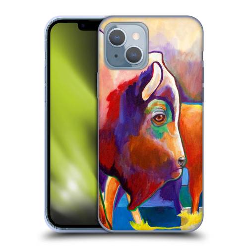 Jody Wright Animals Bison Soft Gel Case for Apple iPhone 14