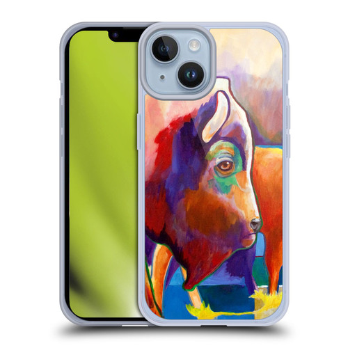 Jody Wright Animals Bison Soft Gel Case for Apple iPhone 14