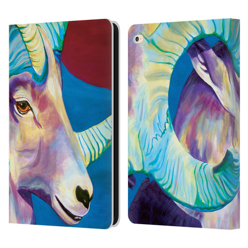 Jody Wright Animals Bighorn Leather Book Wallet Case Cover For Apple iPad Air 2 (2014)