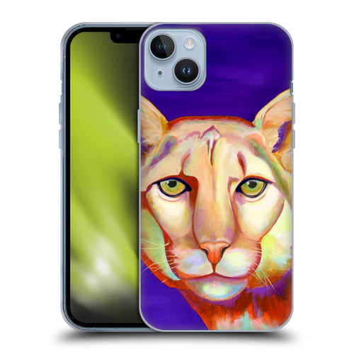 Jody Wright Animals Panther Soft Gel Case for Apple iPhone 14 Plus