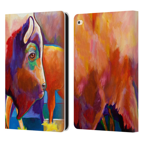 Jody Wright Animals Bison Leather Book Wallet Case Cover For Apple iPad Air 2 (2014)