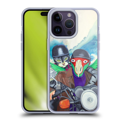Jody Wright Animals Bikers Different Strokes Soft Gel Case for Apple iPhone 14 Pro Max