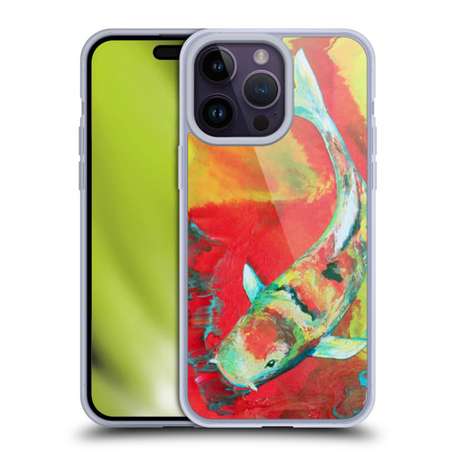 Jody Wright Animals Koi Fish Soft Gel Case for Apple iPhone 14 Pro Max