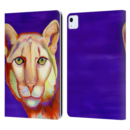 Jody Wright Animals Panther Leather Book Wallet Case Cover For Apple iPad Air 11 2020/2022/2024