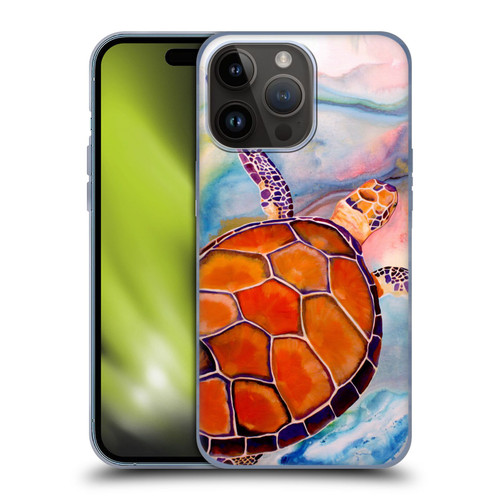 Jody Wright Animals Tranquility Sea Turtle Soft Gel Case for Apple iPhone 15 Pro Max