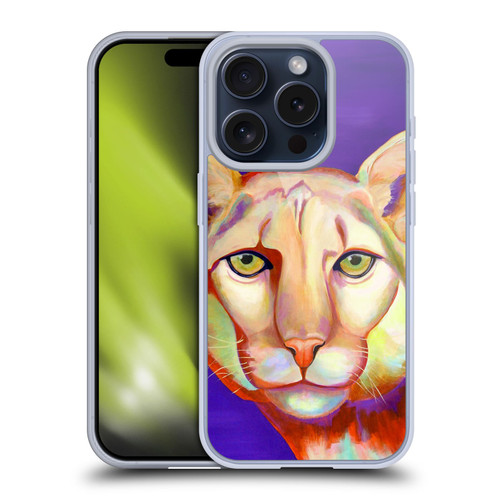 Jody Wright Animals Panther Soft Gel Case for Apple iPhone 15 Pro