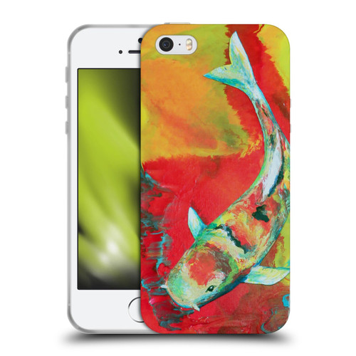 Jody Wright Animals Koi Fish Soft Gel Case for Apple iPhone 5 / 5s / iPhone SE 2016