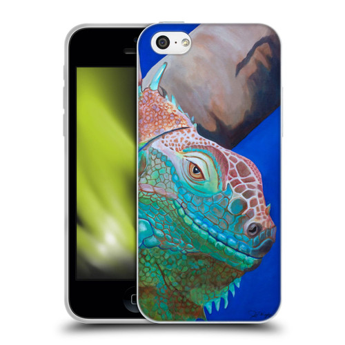 Jody Wright Animals Iguana Attitude Soft Gel Case for Apple iPhone 5c
