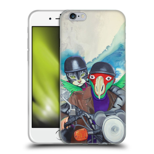 Jody Wright Animals Bikers Different Strokes Soft Gel Case for Apple iPhone 6 / iPhone 6s