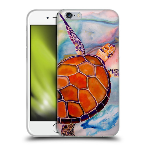 Jody Wright Animals Tranquility Sea Turtle Soft Gel Case for Apple iPhone 6 / iPhone 6s
