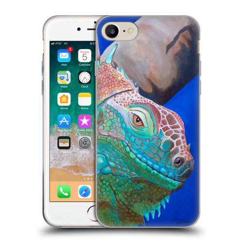 Jody Wright Animals Iguana Attitude Soft Gel Case for Apple iPhone 7 / 8 / SE 2020 & 2022