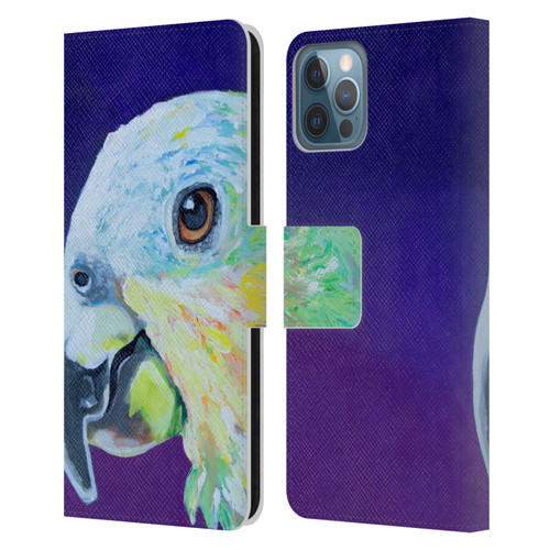 Jody Wright Animals Here's Looking At You Leather Book Wallet Case Cover For Apple iPhone 12 / iPhone 12 Pro