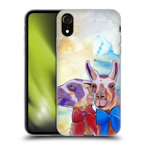 Jody Wright Animals Lovely Llamas Soft Gel Case for Apple iPhone XR
