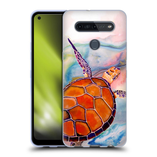 Jody Wright Animals Tranquility Sea Turtle Soft Gel Case for LG K51S