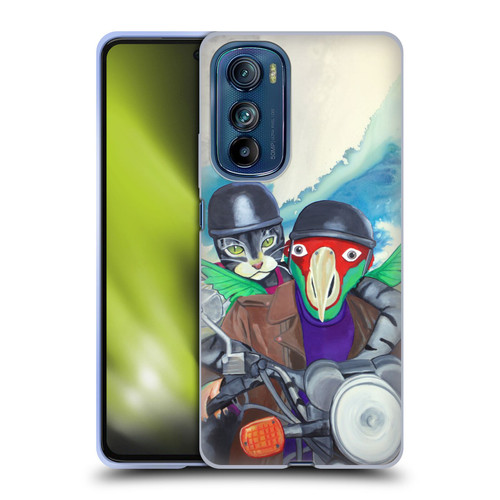 Jody Wright Animals Bikers Different Strokes Soft Gel Case for Motorola Edge 30