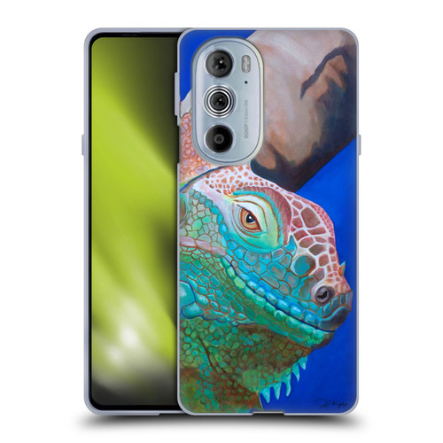 Jody Wright Animals Iguana Attitude Soft Gel Case for Motorola Edge X30