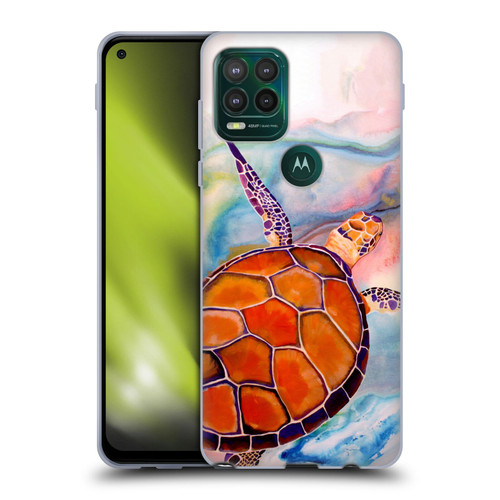 Jody Wright Animals Tranquility Sea Turtle Soft Gel Case for Motorola Moto G Stylus 5G 2021