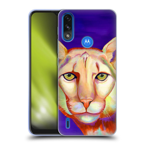Jody Wright Animals Panther Soft Gel Case for Motorola Moto E7 Power / Moto E7i Power