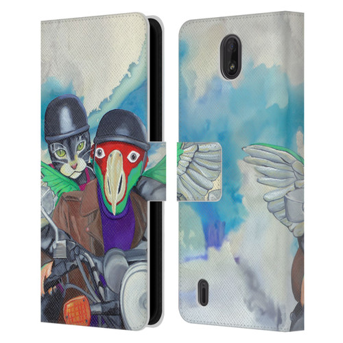 Jody Wright Animals Bikers Different Strokes Leather Book Wallet Case Cover For Nokia C01 Plus/C1 2nd Edition