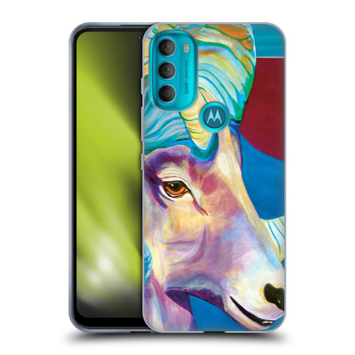 Jody Wright Animals Bighorn Soft Gel Case for Motorola Moto G71 5G